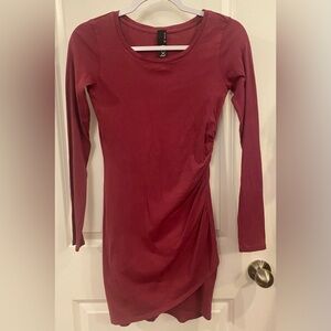 bobi | Dresses | Bobi Los Angeles Surplice Tank Dress Dragonfruit Size Lg |  Poshmark